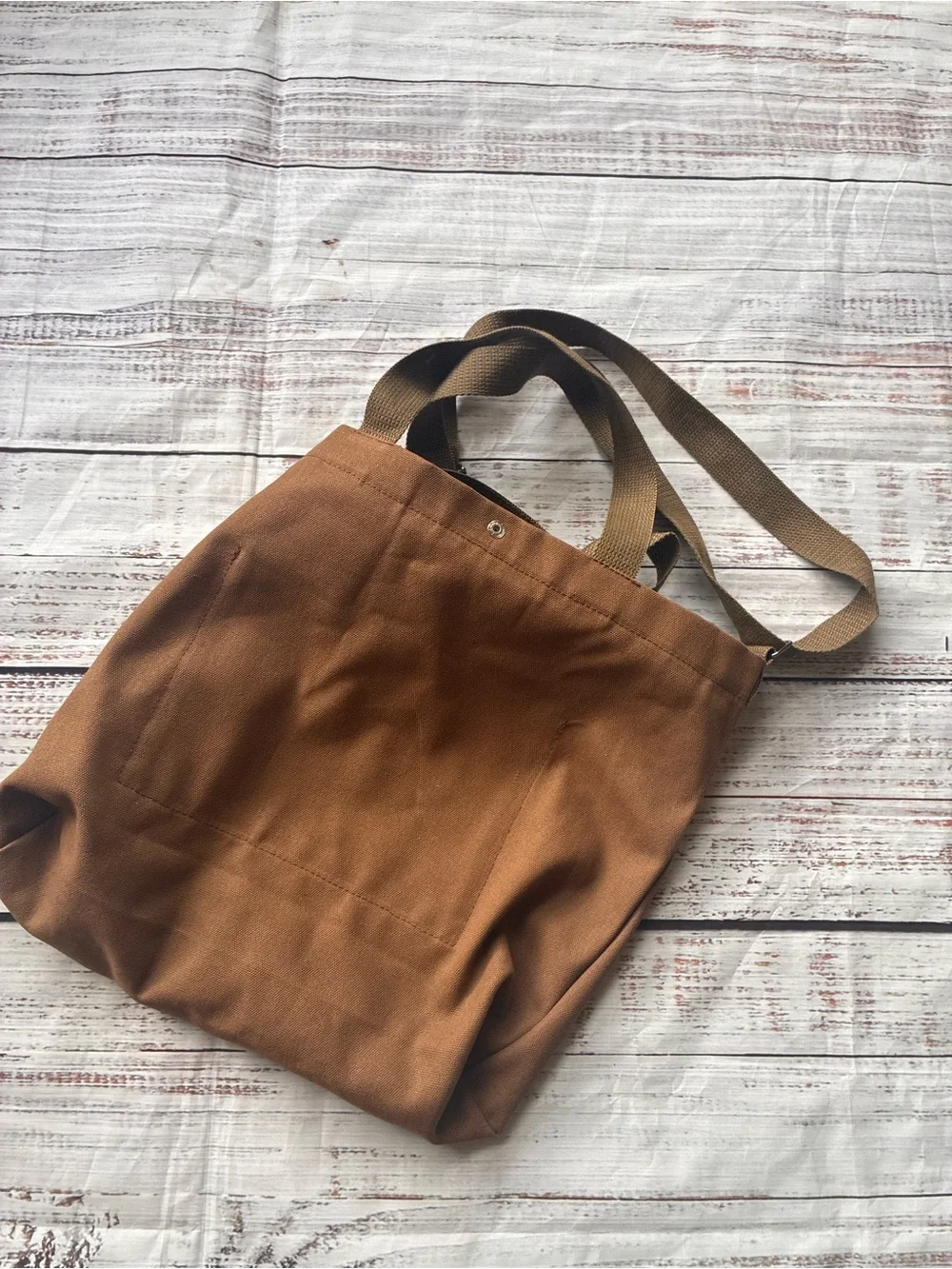 Canvas Tote Bag - Brown